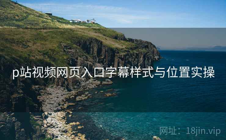 p站视频网页入口字幕样式与位置实操  第2张