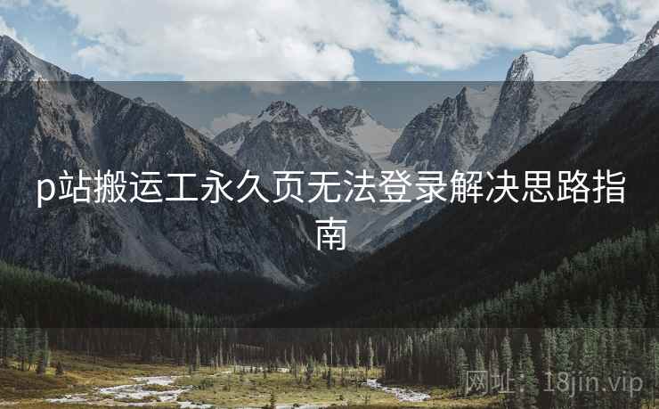 p站搬运工永久页无法登录解决思路指南  第1张
