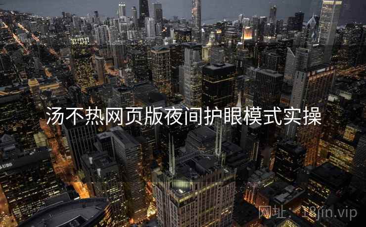 汤不热网页版夜间护眼模式实操  第2张