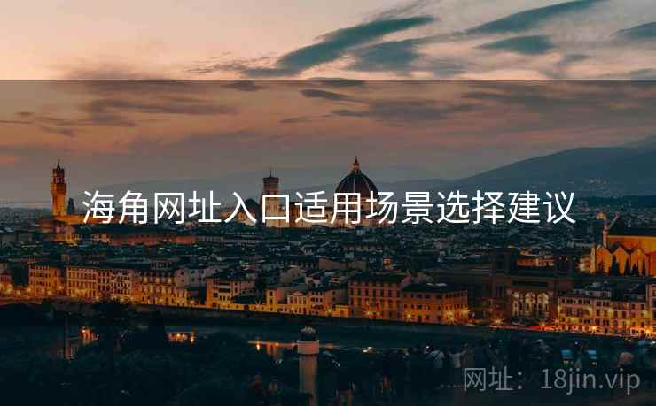 海角网址入口适用场景选择建议  第1张