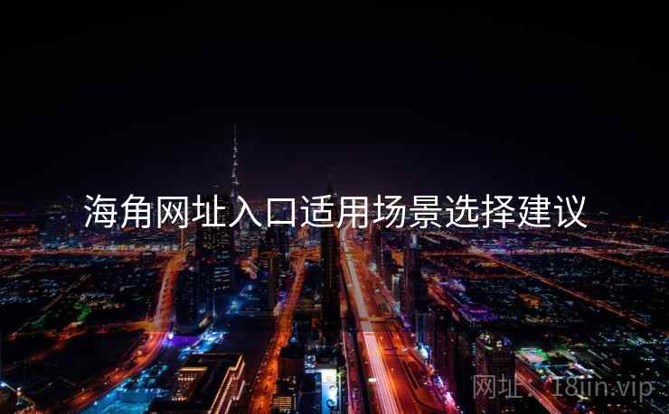 海角网址入口适用场景选择建议  第2张