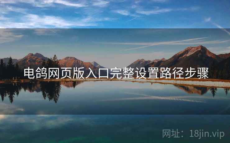 电鸽网页版入口完整设置路径步骤  第1张