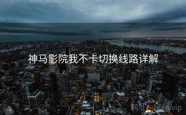 神马影院我不卡切换线路详解  第1张